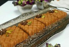 طرز تهیه حلوای آرد نخودچی و گردو,درست کردن حلوای آرد نخودچی و گردو