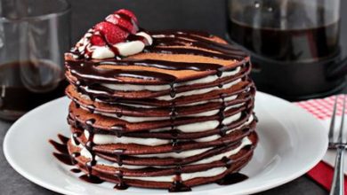 طرز تهیه پنکیک کیک شکلاتی, طرزپخت پنکیک های شکلاتی