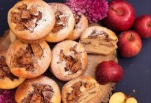 مواد لازم برای تهیه کیک سیب,پخت کیک سیب