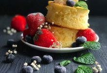 آموزش مرحله به مرحله تهبه پنکیک ژاپنی پف‌دار