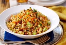 طرز تهیه سالاد برنج هندی